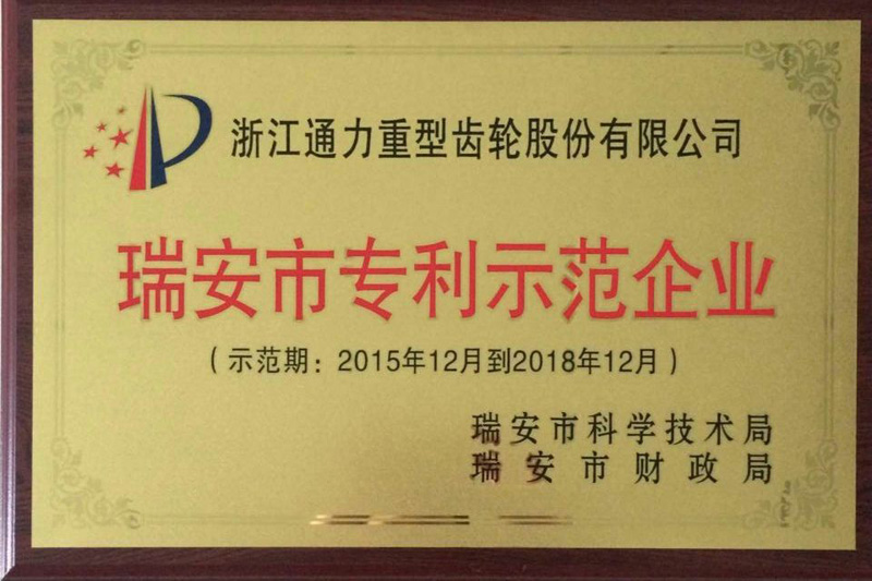 浙江开云官方入口登录荣获瑞安市专利示范企业